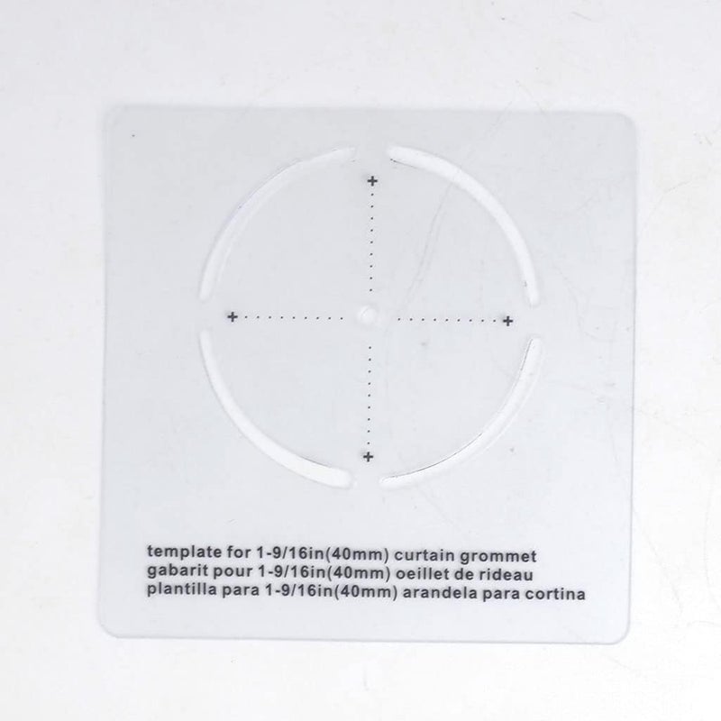 Kuasting 42 Pack Curtain Grommets Inner Diameter 1-9/16"(40mm) Plastic Curtain Eyelet Rings Hole Nanoscale Low Noise Large Installation Kit for Fabric (Coffee) - Image 5